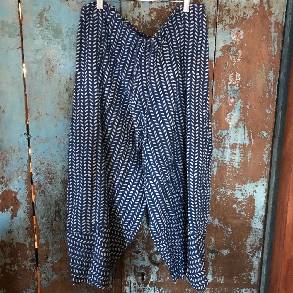 Harem hand dyed pants